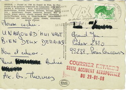 1988 FRANCE. On 29th January an airplane chartered by the Aeropostale ...