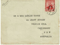 1919 PANAMA?. 1919 cover from Trinidad to Australia posted DE 3 19 ...