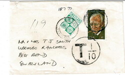 1977 underpaid cover from Pietersburg, South Africa, to Big Bend, ...