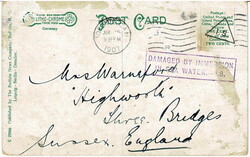 1907 KRONPRINZ WILHELM. This picture post card posted from TORONTO ...