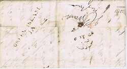 1822 entire letter headed 'Green Island' to Edinburgh with, on the ...