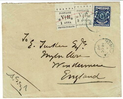 1898 cover to England written by Bishop A R Tucker and endorsed at ...