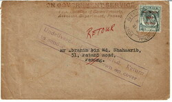 JAPANESE OCCUPATION OFPENANG.  1942 cover sent locally with, at the ...