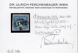 4745052: Österreich Zeitungsmarken 1851
