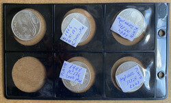 JUAN CARLOS. 2.000 PTS. Conjuno de 5 monedas 1994 a 1998.