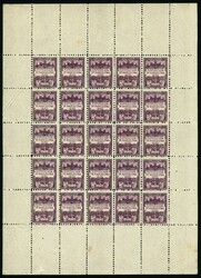 BARCELONA. CONGRESO Y EXPOSICIÓN FILATÉLICA. Serie en hojitas de 25 ...