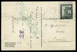 FRONT D´ARAGÓ. E-10. COMISSARIAT DE PROPAGANDA de la GENERALITAT, ...