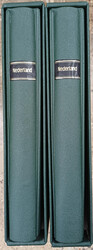 NETHERLANDS empty SAFE albums two volumes with illustrated pages and ...