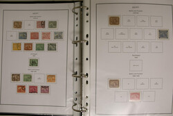 EGYPT 1866 to 1980 Commem. &amp; Defin. mint &amp; used coll. incl. ...