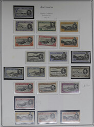 1937/53 K.G.VI mint coll. on printed pages with 1938/53 ½d-10s set ...