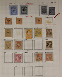 REUNION 1885/94 mostly mint coll., fine selection of imperfs with ...