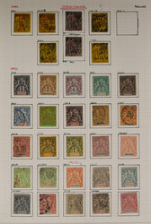 INDO-CHINA 1889/1939 mostly mint collection with 1889 surcharges mint ...