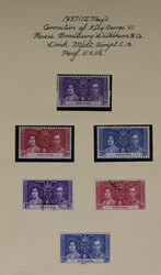 1937/51 K.G.VI. mostly mint coll. on pages with 1938/50 values to 5s ...