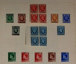 K.G.V/K.G.VI mostly mint collection with Spanish 1935/7 set plus 1p ...