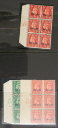 TANGIER 1937/44 three different left marginal control / cyl blocks of ...