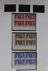 1937/49 K.G.VI mint collection on printed pages with 1938/51 ½d-5s ...