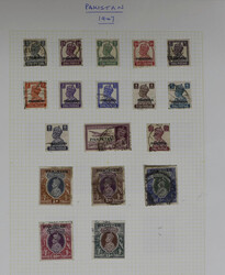 1947 K.G.VI set of 13 values to 12a plus 10r & 15r SG1/13 & 17/18, ...