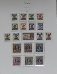 1947/51 K.G.VI mint selection with 1947 3p-25r set of 19 vals,1951 8 ...