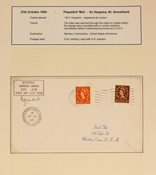 1942 On Active Service censor cover, some perimeter faults, 1954 ...