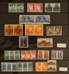 K.G.VI to Q.E.II 1938/42 mint sets incl.1938 Voortrekker SG76/9, 1939 ...