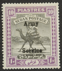 1906/11 10p. black and mauve