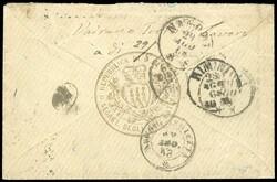 1868 - 20 cent. azzurro lillaceo chiaro, tiratura di Londra (Regno ...