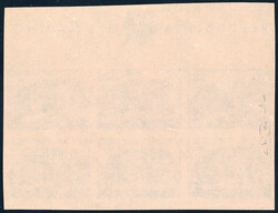 1951 - 200 lire UPU, foglietto (9), prova su carta rosa, senza ...