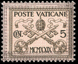 SEGNATASSE 1931 - 5 cent. senza soprastampa "SEGNATASSE" (1b), nuovo, ...