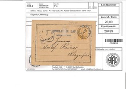 4745300: Austria Cancellations - Postal stationery