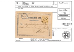 4745300: Austria Cancellations - Postal stationery