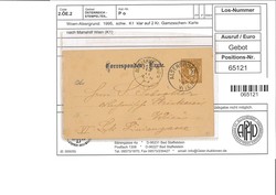 4745300: Austria Cancellations - Postal stationery