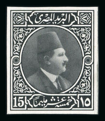 Harisson & Sons essays group of four, incl. 1922 15m "floral ...