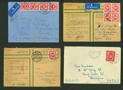 1935-41, group of 11 covers with Army Post frankings plus one with ...