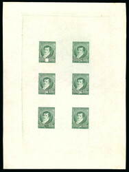 1892-1905 "Tres Próceres" Issue, an amazing assembly of proofs, ...