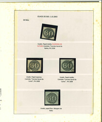 1843 Bull's Eyes used selection on pages with, as they appear 30r ...