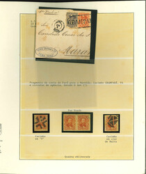 1876 rouletted collection with 10r (2) plus pair and a block of four ...