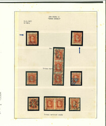 1877-78 Dom Pedro White Beard collection unused and used including ...