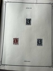 1878-1950, Collection in album of proofs and essays starting with ...