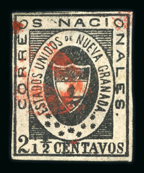 1861-62, group incl. 1861 2 1/2c used (YT 10 €1'000) and 20c mint o ...