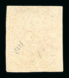 1863 50c red error of colour (instead of green), full to clear ...