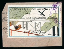 1920 Compaña Colombiana de Navegacion Area (CCNA) 10c "fuselage and ...