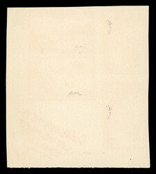 1920 10c brown- red second issue block of four from bottom left ...