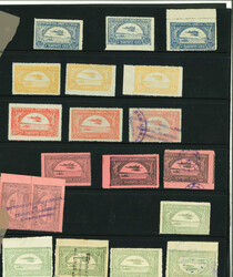 Collection balance with 1920 March 10c green 'Waving Pilot' unused ...