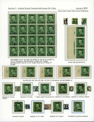 The Codina specialised collection of 1899 surcharges on United States ...