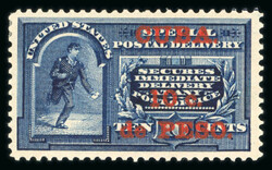 1899 Special delivery 10c de Peso on 10c mint h.r. from the special ...