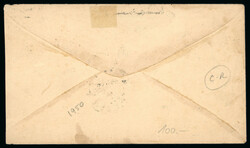 1848-63, group of 13 covers with local post, patriotic covers and ...