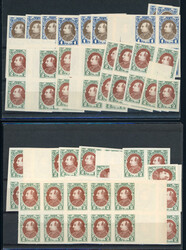 1925, Achmed Zogu UNISSUED definitives 1Fr and 2Fr in similar design ...