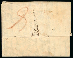 1826-48, Lot von 13 Faltbriefen mit ausschliessl. ZARA Stempeln, ...