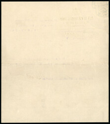 1917 (22.12.) military telegraph message on stationery of Staff of ...