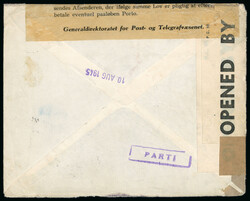1941 (10.12.) censored cover from Thorshavn to Portsmouth franked ...